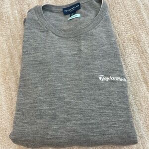 Peter Millar Light Gray Knit Top